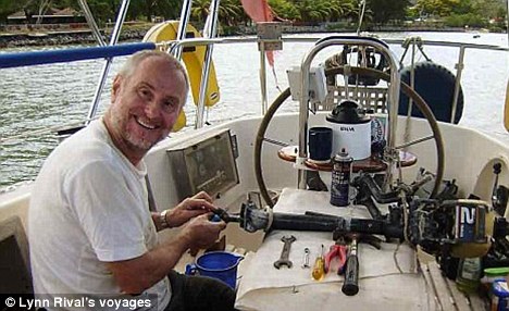 Sailing enthusiasts: The Chandlers are believed to have been captured by Somali pirates while sailing between the Seychelles and Tanzania